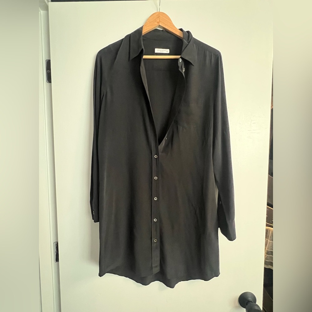 Equipment Black Shirt Dress